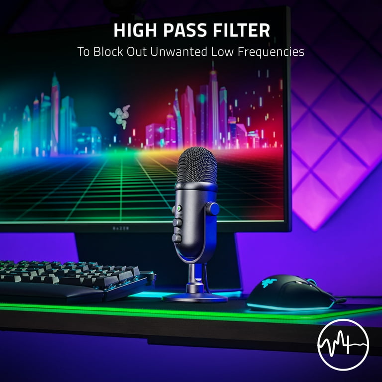 Razer Seiren V2 Pro USB Microphone - High Quality Streaming