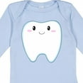 thumbnail image 4 of Inktastic Cute Tooth Boys or Girls Long Sleeve Baby Bodysuit, 4 of 5