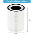 thumbnail image 3 of True HEPA KILO Filter 360°3 Stage Replacement Filters Compatible for Afloia KILO/KILO Pro/MIRO/MIRO Pro air purifier, H13 True HEPA filter, 2 PACK, 3 of 7