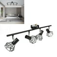 thumbnail image 1 of Track Ceiling Light, 4 Light Wide Lighting Angle Track Light High Brightness Rustproof With Expansion Tubes For Kitchens, 1 of 8