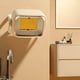 thumbnail image 5 of Calentador de pared portátil pequeño de 1200 W, silencioso, con protección contra sobrecalentamiento ajustable y gran angular de 105°, termostato inteligente., 5 of 7