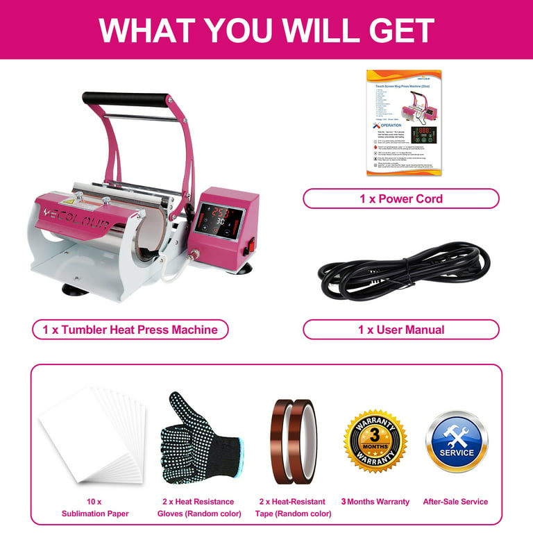 Durable Heat Press for Tumblers for Sale 
