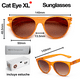 thumbnail image 5 of Lentes de Sol B+D Solskin Cat Eye XL Color Caramel Proteccion UV400, 5 of 8
