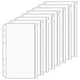 thumbnail image 5 of 48 Piezas A6 Carpeta con Bolsillos 6 Agujeros Presupuesto Dinero en Efectivo Sobres Carpetas Transparentes con Cremallera para Carpeta de Presupuesto de 6 Anillas Cuaderno, 5 of 5
