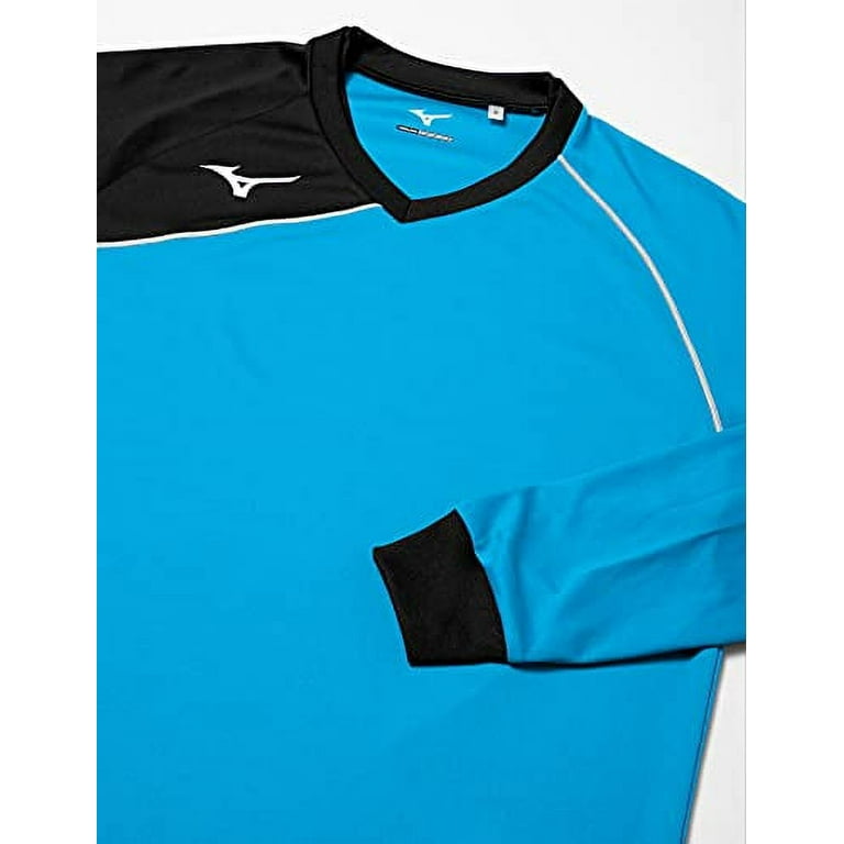 Mizuno Volleyball Wear Game Shirt V2MA8021 Diva Blue x Black Japan 