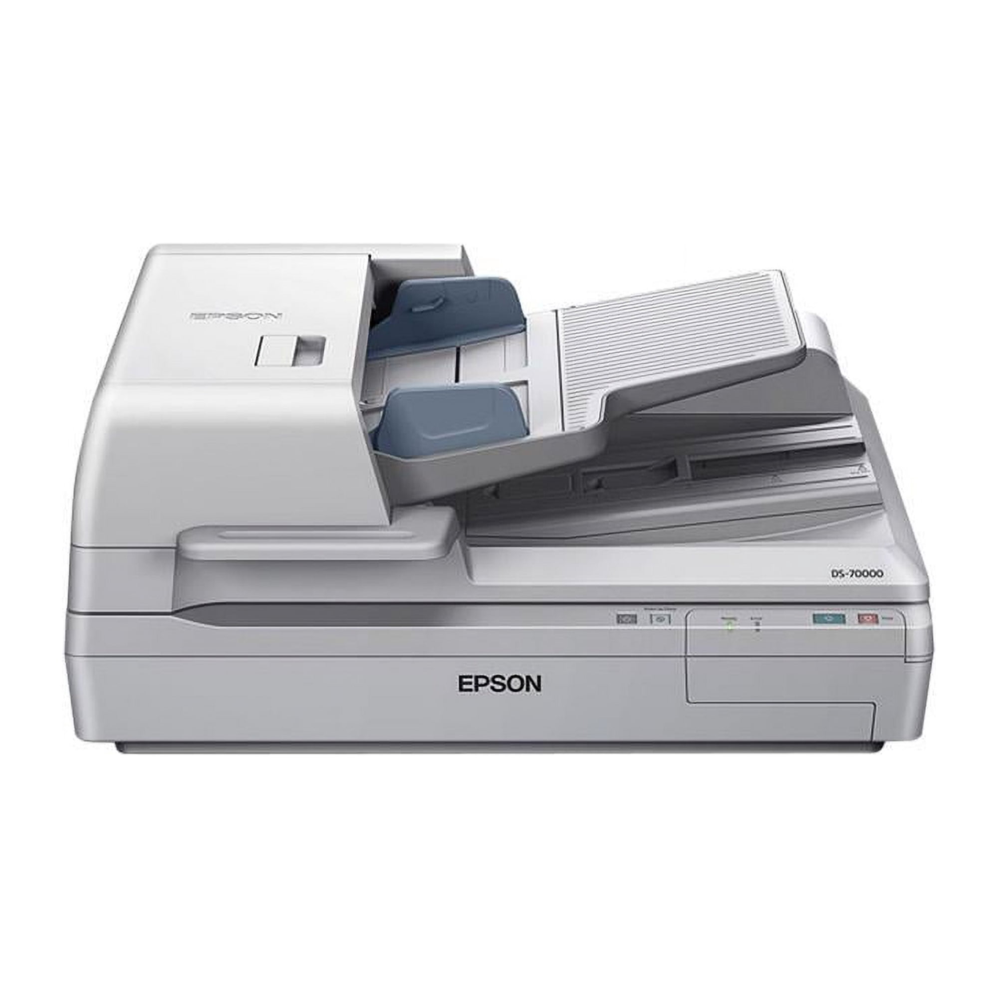 Epson WorkForce DS-70000 Sheetfed Scanner - 600 dpi Optical - 16-bit Color - 70 ppm (Mono) - 70 ppm (Color) - Duplex Scanning - Desktop - USB
