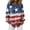 Red, variant on Iaqnaocc 4th Of July Tops for Women Trendy Button-Down Collared Independence Day American Flag Stars Striped Freedom Long Sleeve Blouses America 250 Shirt Summer Outfits Navy XL