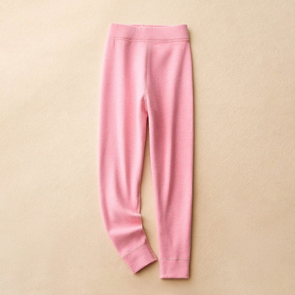 UQJfacai Girls Leggings Elastic Waist Bottoms Pants Kids Cotton Soft Fall Winter Warm Strechy Yoga Pants 3-15 Years