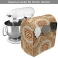 thumbnail image 2 of Orange and Beige Stand Mixer Cover, Ornamental Baroque Leaves and Flowers Victorian Vintage Pattern, Kitchen Appliance Organizer Bag Cover with Pockets, 5 Quarts, Orange and Beige, by Ambesonne, 2 of 4