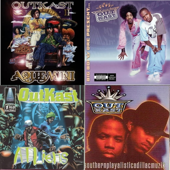 Aquemini & Big Boi & Dre Present Outkast (Explicit) & Atliens & Southernplayalisticadillacmuzik [CD Bundle]