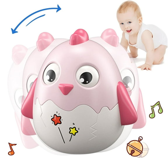 Rounded Chicken Tumbler Bell，Tumbler Toys，Roly Poly Toy,Learning Toys Babies Toys boy Girl for Age 1 2 3 Year Old