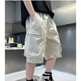 thumbnail image 6 of Boys Shorts Elastic Waist Drawstring Pull-On Shorts for Teens Boys Shorts Size 7-8 Years, 6 of 8