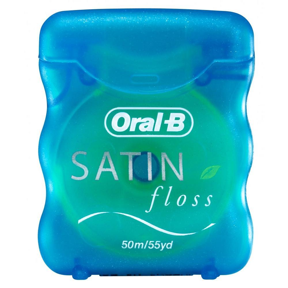 Oral-B Complete Satin Ribbon Dental Floss, Mint, 50 m, 2 Pk - image 2 of 5
