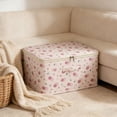 thumbnail image 2 of COM1950s Foldable Storage Bins with Lids, Soft Collapsible Closet Organizers, Large Capacity Fabric Storage Boxes with Handles for Bedroom Shelves, 2 of 9