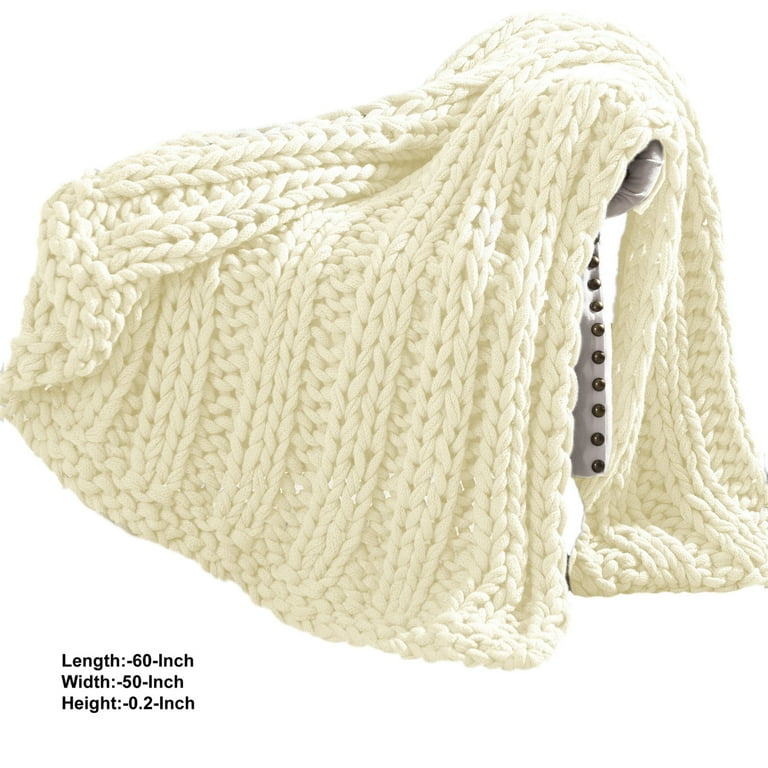 Cottage lane outlet chunky knit throw