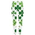 thumbnail image 5 of UVEASISHA St Patricks Day Leggings for Women Festive Clover Printed Lucky Yoga Pants Butt Lifted Buttery Soft Workout Tights Slim Fitted Athletic Running Pant Green M, 5 of 6