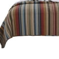 thumbnail image 2 of Benjara Phoenix Fabric 3 Piece King Size Quilt Set with Striped Prints, Multicolor, 2 of 6