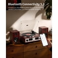 thumbnail image 2 of Tocadiscos Bluetooth ANGELS HORN de alta fidelidad con altavoces, 2 of 6