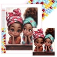 thumbnail image 1 of Con Cuentas Cuadradas 5D DIY Serie Personajes Niña Pequeña 45x55cm, 1 of 9
