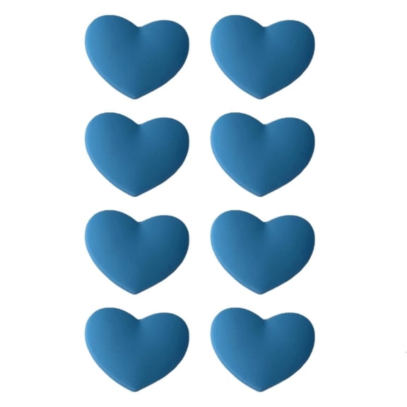 8pcs Shock Absorbing Heart Shaped Silicones Tennis Racket Vibration Controllers