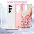 thumbnail image 2 of CASEFIV for Samsung Galaxy S26 Ultra Case,Marble Pattern Design Slim Rugged Shockproof Protective Anti-Scratch Phone Cover for Women Men Girls,Rose Gold Marble, 2 of 7