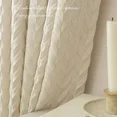 thumbnail image 1 of Fashion Champagne Luxury Modern Embossed Curtains for Living Room Dining Bedroom Blackout Beige French Cream Elegant Tulle, 1 of 5
