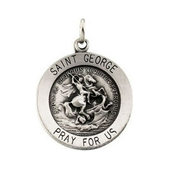 ST.GEORGE MEDAL - 14K Yellow / Gold / 25.00 MM / 3.51 DWT