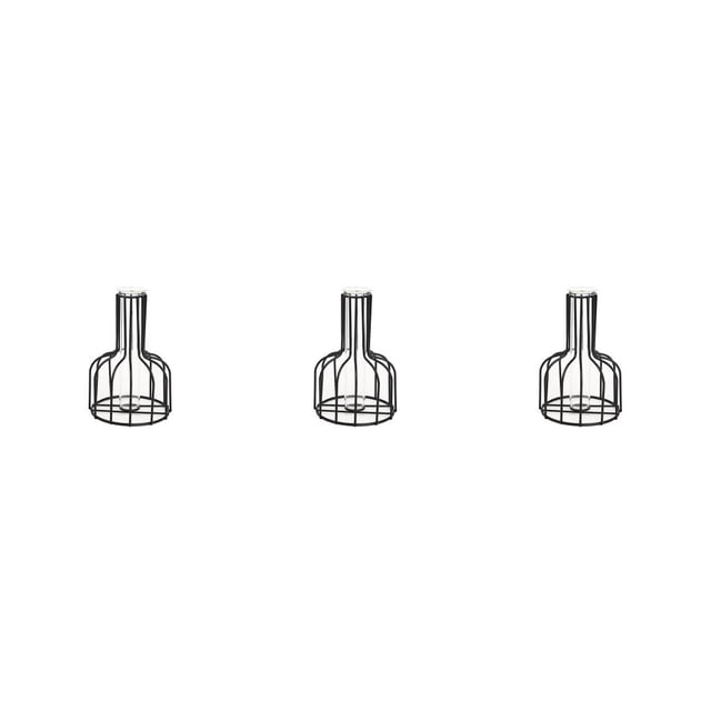 Naiovety Florero, adornos para la habitación del hogar, diseño de escena de escritorio, soporte de vidrio para plantas, contenedor Type1 NO1