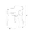 thumbnail image 4 of Silla Alterego Tampico apilable con brazos Amarillo, 4 of 4