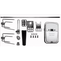 OneGrill Universal Grill Rotisserie Kit - 24” x 5/16” w/Chrome Cordless Motor (Grills Up to 17" Wide). NOT for WEBER