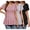 Black/Light Grey/Dirty Pink, variant on Weardear 3 Packs Womens Maternity Shirts Flying Short Sleeve V Neck T-Shirt Summer Empire Waist Pregnancy Tops
