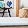 thumbnail image 4 of SAFAVIEH Montauk Saranna Geometric Cotton Runner Rug, Sky Blue/Ivory, 2'3" x 21', 4 of 7