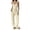 Yellow, variant on Blmnix Pajamas for Women 2 Piece Pajama Set Sleepwear Sets Sexy Pajamas Pajama Pants Pink Square Neckline Sleeveless Long Soft Pajama Set for Women,M