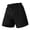 Black, variant on XFeng Men Athletic Shorts Elastic Drawstring Waist Quick Dry Side Split Casual Sports Shorts