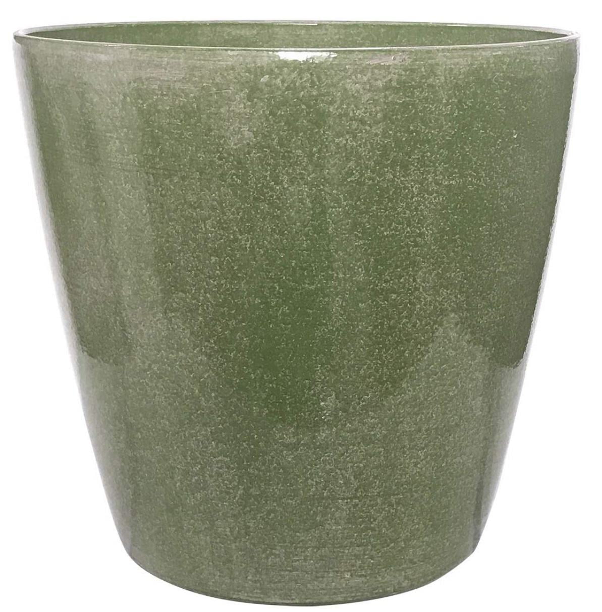 Happy Planter 608410075658 Planter, 23.6" x 23.6" x 22.4", Green Tea