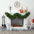 thumbnail image 5 of Nearly Natural 6’ x 7" Pre-Lit Mixed Pine Artificial Christmas Garland, Clear LED Lights, 5 of 6