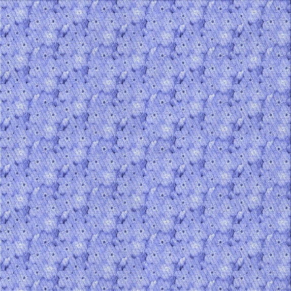 Ahgly Company Machine Washable Indoor Square Transitional Light Slate Blue Area Rugs, 7' Square