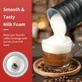 thumbnail image 4 of PARIS RHÔNE Milk Frother, Automatic Hot & Cold Electric Milk Steamer Foam Maker for Coffee, Latte, 4 of 10