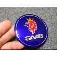 thumbnail image 4 of czcpp-4pcs 2.22inch Car Logo ABS Material Wheel Center Cap Sticker Wheel Emblem Badge Logo Stickers (fit SAAB Blue), 4 of 4