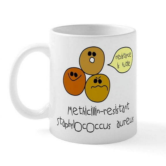 CafePress - MRSA Mug - 11 oz Ceramic Mug - Novelty Coffee Tea Cup