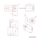 thumbnail image 5 of Riwesomey FC-280SC-20150 Motor de bloqueo de puerta central de coche, actuador de espejo retrovisor plegable de alta velocidad, pieza de Vehículos, repuestos y accesorios Mis, 5 of 6