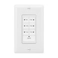 thumbnail image 2 of 1875 Watt 7 Button Countdown Timer Switch, Maximum 4 Hour Delay, 1/2 HP Perfect for Bathroom Exhaust Fans, Indoor Automated Lighting, Featuring LED Indicator Lights, Wall Plate Included, 2 of 6