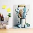 thumbnail image 5 of Acrylic Writing Board Gold 12.5*9 Inch Clipboards Transparent Acrylic Material Suitable For Office Classroom Teachers Fashion Bloggers Stationery Enthusiasts Cute Kitchenware Pattern, 5 of 9