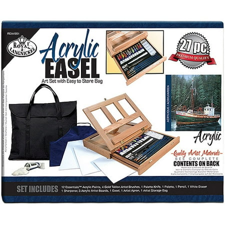 Yard Art Storage Bag - Royal Brush Easel Art Set With Easy To Store Bag, Acrylic