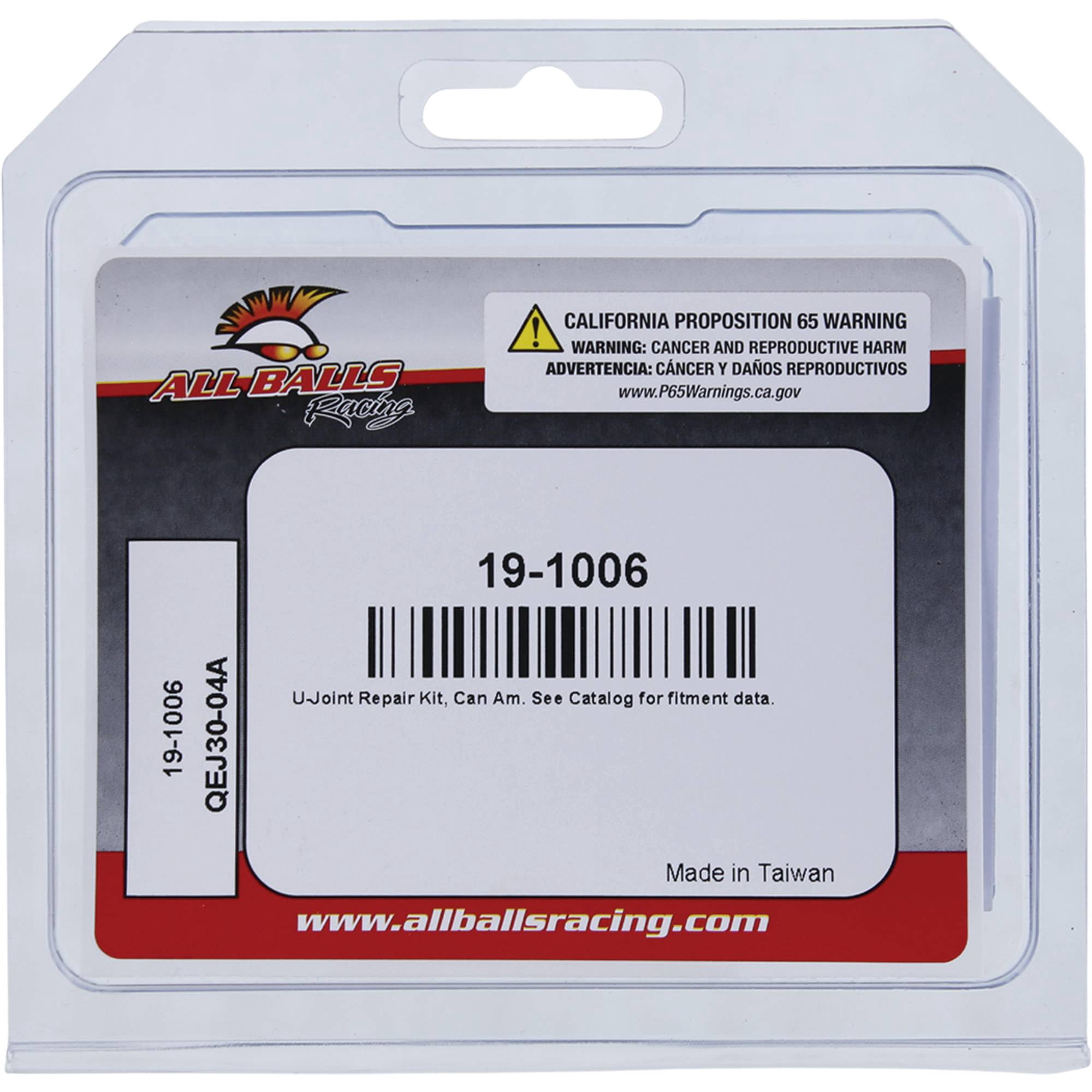 All Balls U-Joint Kit for Arrowhead (OEM) 19-1006; 19-1006