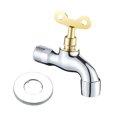 thumbnail image 2 of koolsoo Lockable Faucet Replacement with Key Outdoor Faucet for Workshop Garden Home 4 Points 9.5x9.2x2cm, 2 of 9