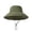Army Green, variant on Sun Hats for Women Gardening Hat Wide Brim Ponytail Beach Sun Protection Breathable Cotton Summer Hat with Fold-Up Brim