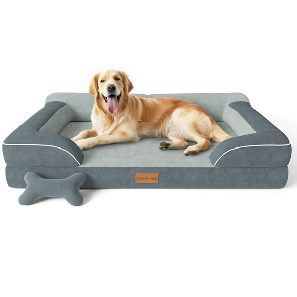 Cama para perros CWAWZ, extra grande, ortopédica, gel viscoelástico