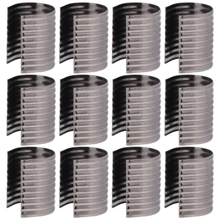 

Voiceine 100Pcs Iron Leather Cord Clips DIY Handmade Cord Clips DIY Jewelry Making Clips