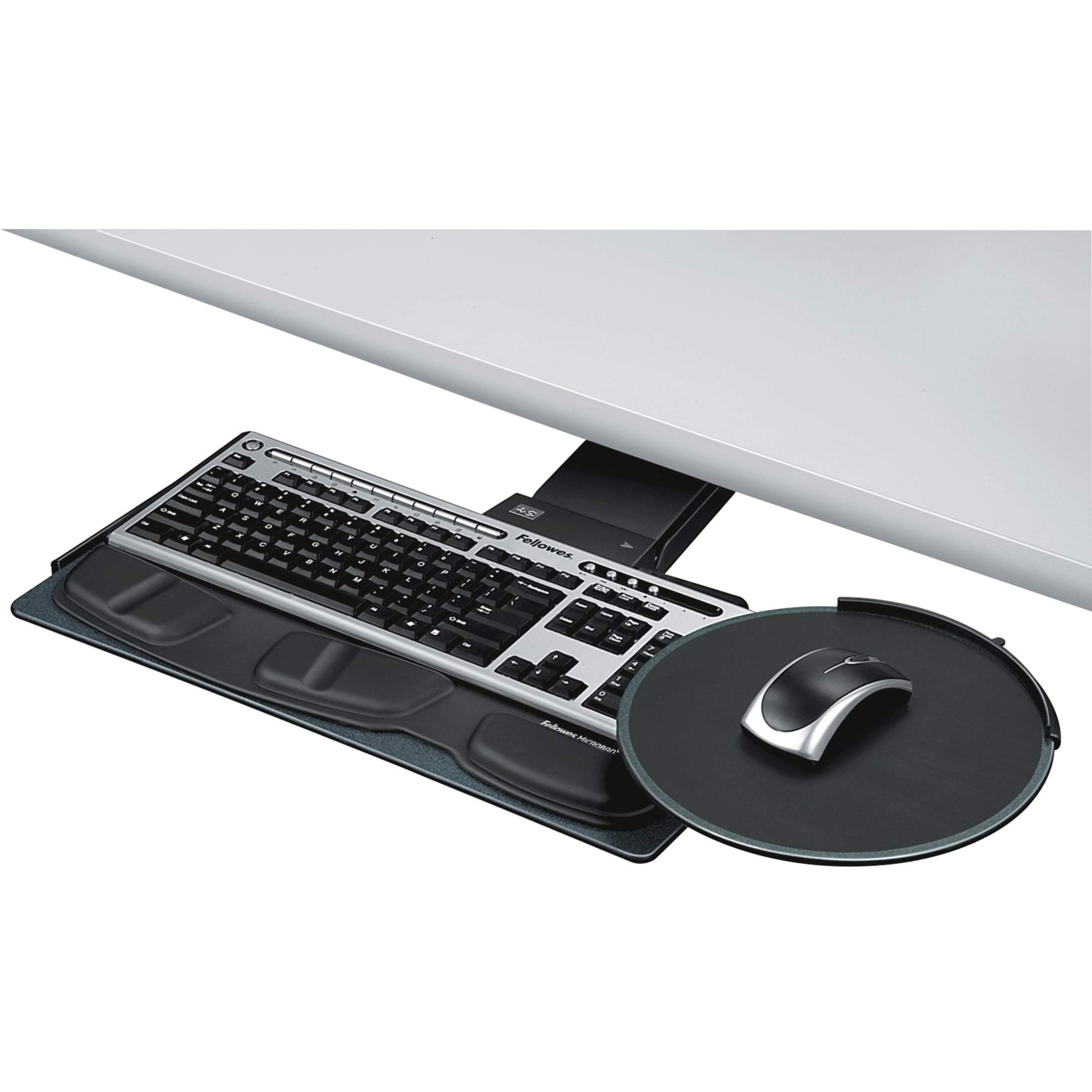 Fellowes, FEL8029801, Professional Series Sit / Stand Keyboard Tray, 1
